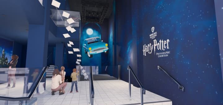 ハリーポッター・フォトグラフィック・エキシビジョン入り口の様子